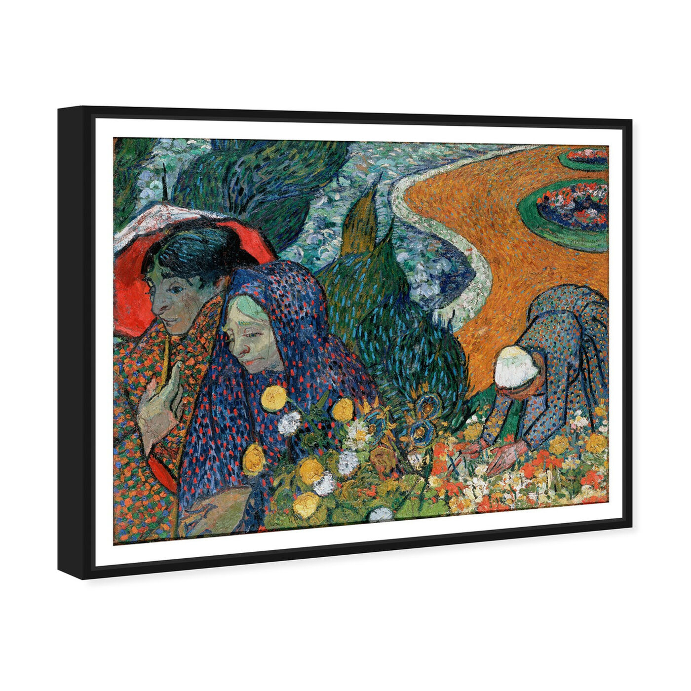 Angled view of Van Gogh - Ladies of Arle featuring classic and figurative and classic art.