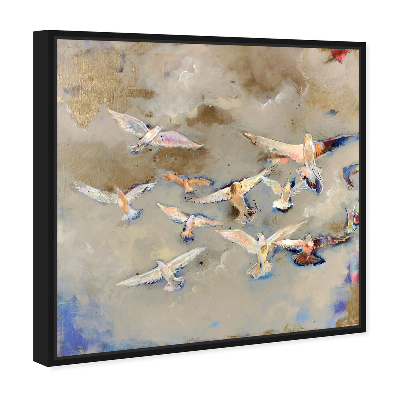 Angled view of You Will Find Your Way by Michaela Nessim featuring animals and birds art.