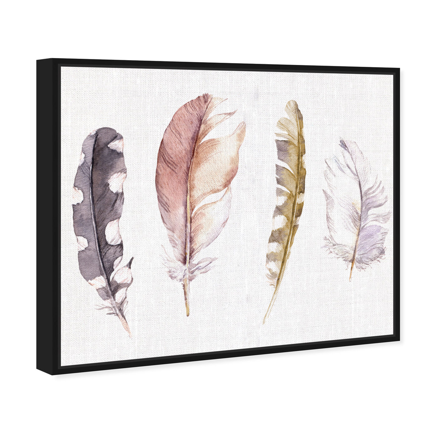 Angled view of Feather Collection Custom featuring fashion and glam and feathers art.