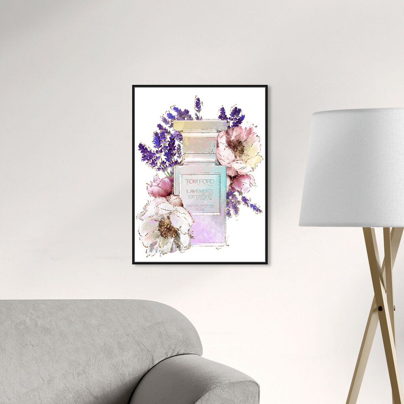 Hanging view of Lavender Floral Scent featuring fashion and glam and perfumes art.