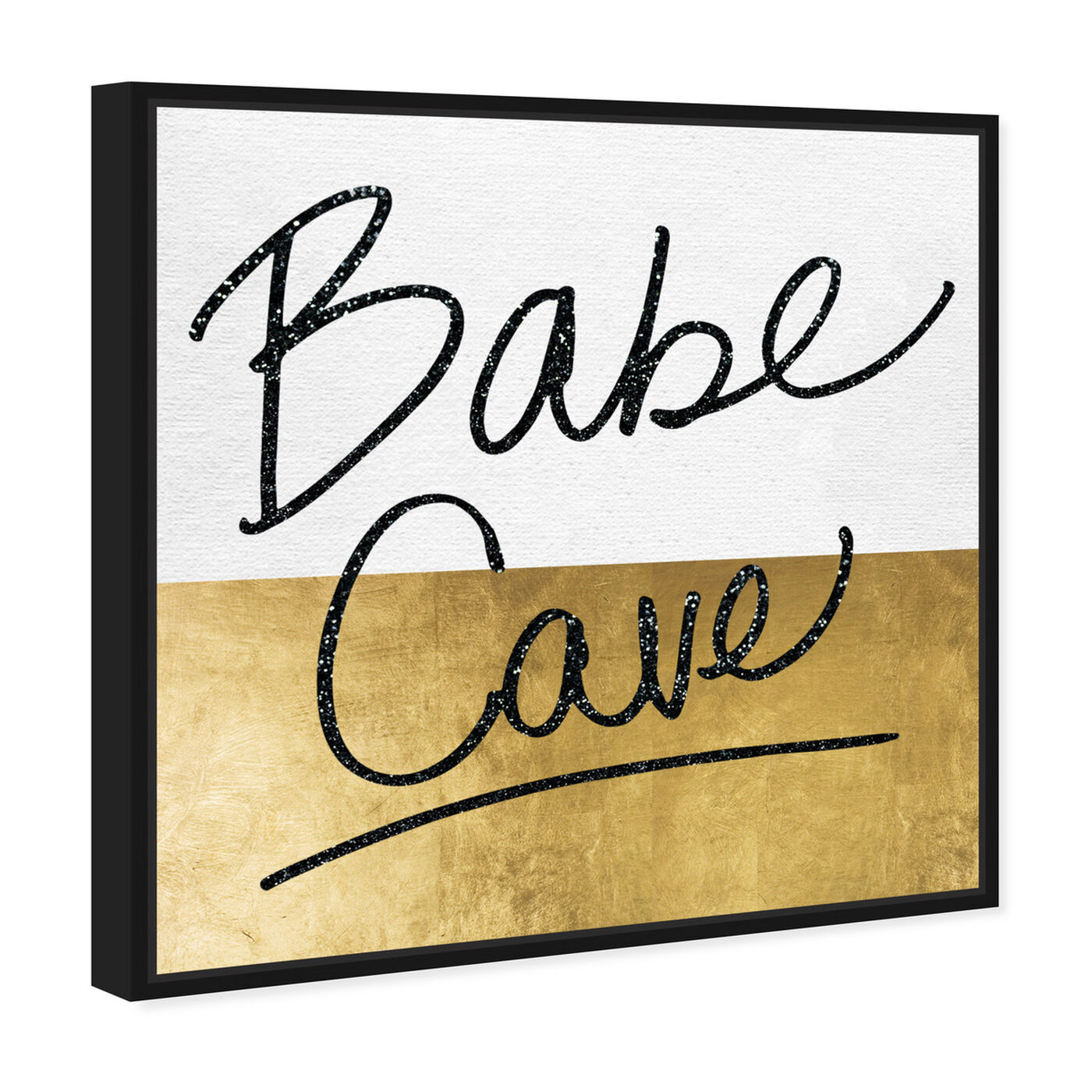 Angled view of Babe Cave featuring typography and quotes and empowered women quotes and sayings art.