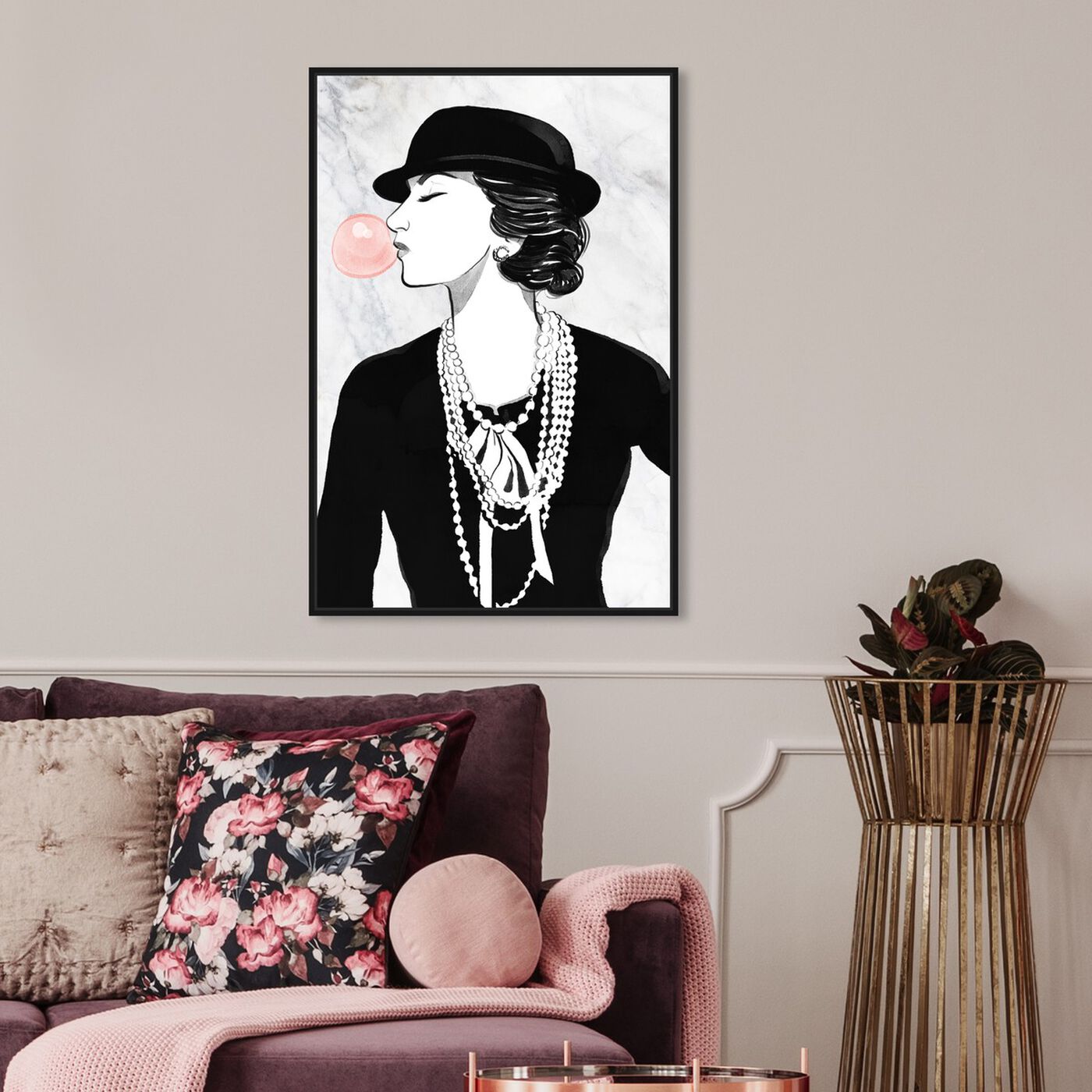 Hanging view of Glamorous Bubble Popper featuring fashion and glam and jewelry art.