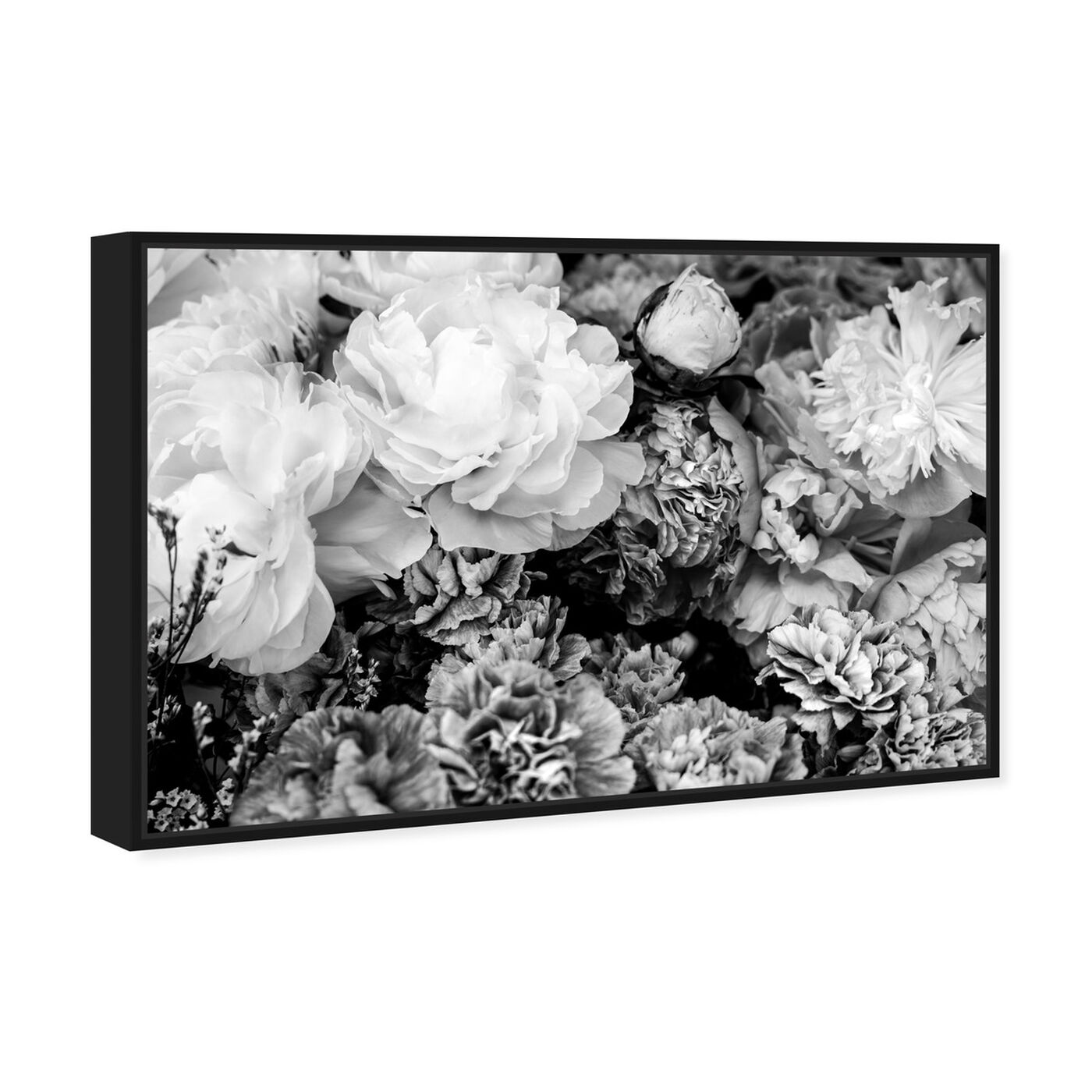 Angled view of Dark Flora Encore featuring floral and botanical and gardens art.