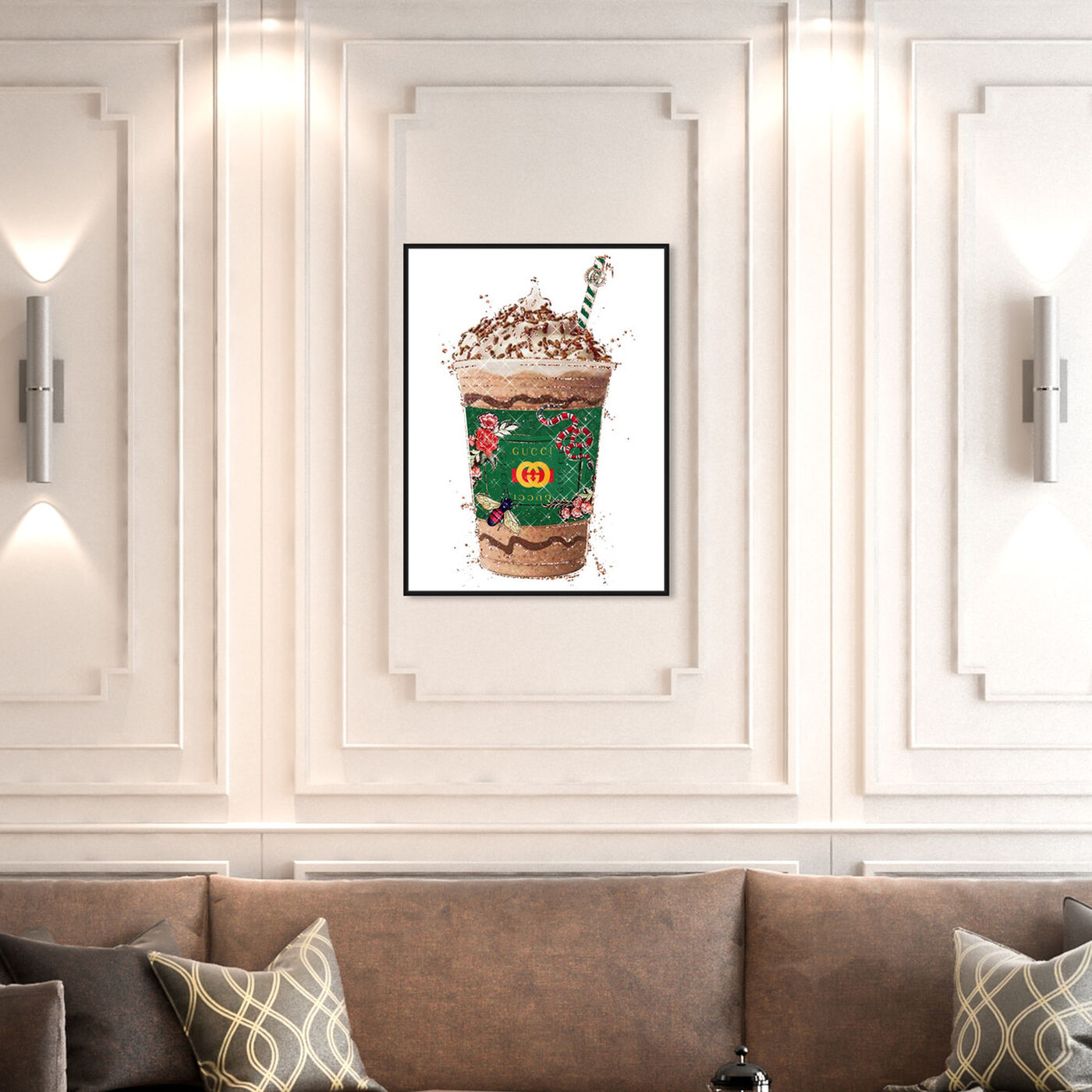 Hanging view of Wild Green Coffee featuring fashion and glam and lifestyle art.