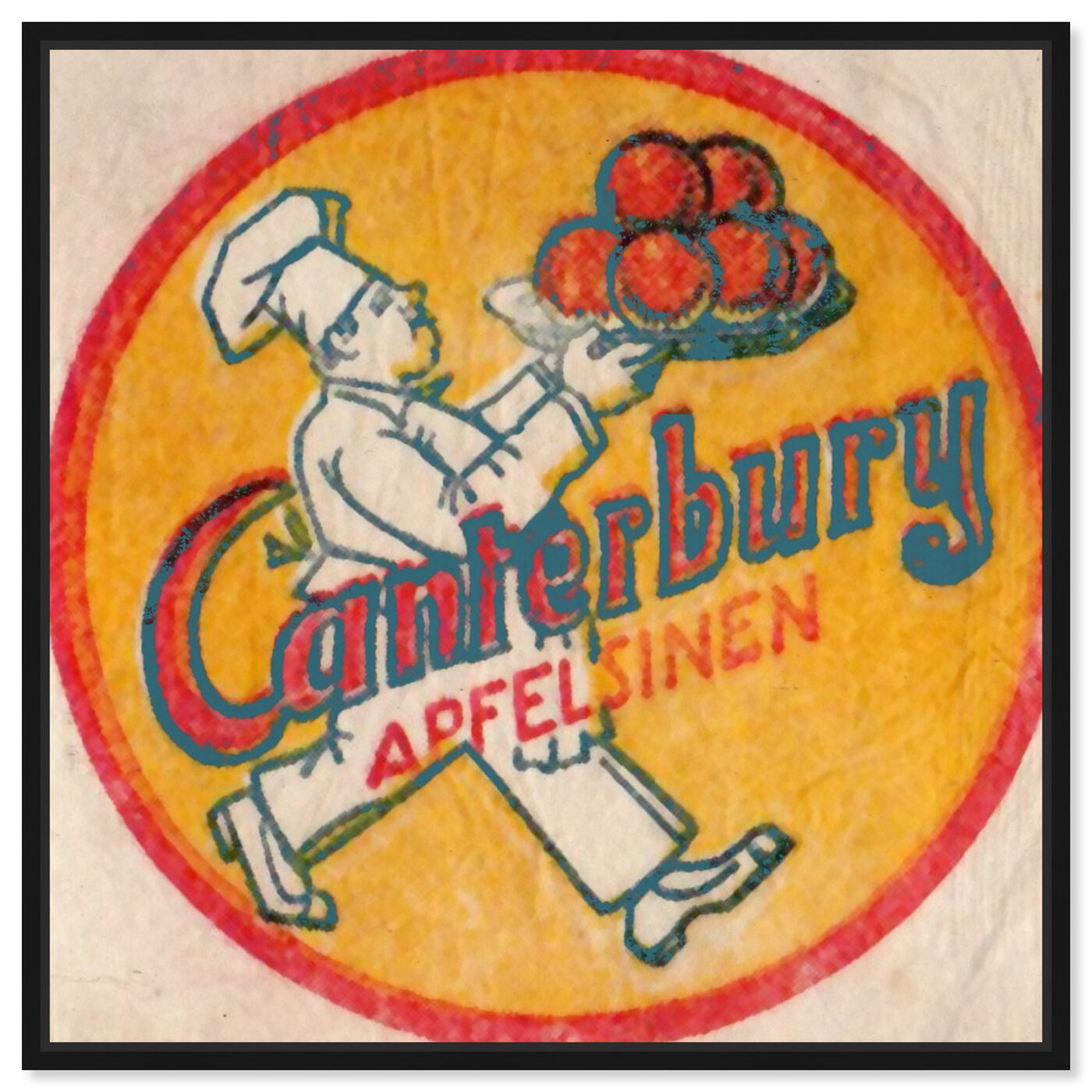 Front view of Canterbury Apples featuring food and cuisine and fruits art.