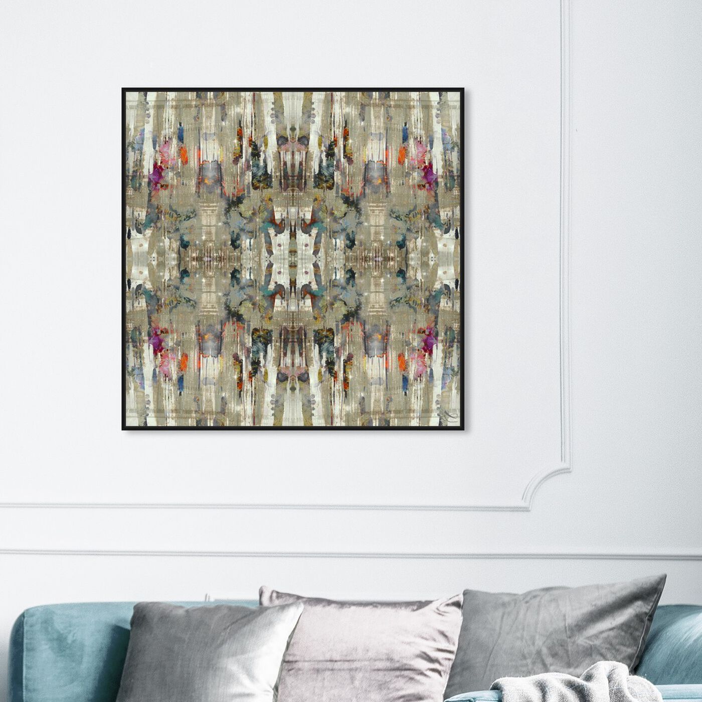 Hanging view of Avantgarde featuring abstract and patterns art.