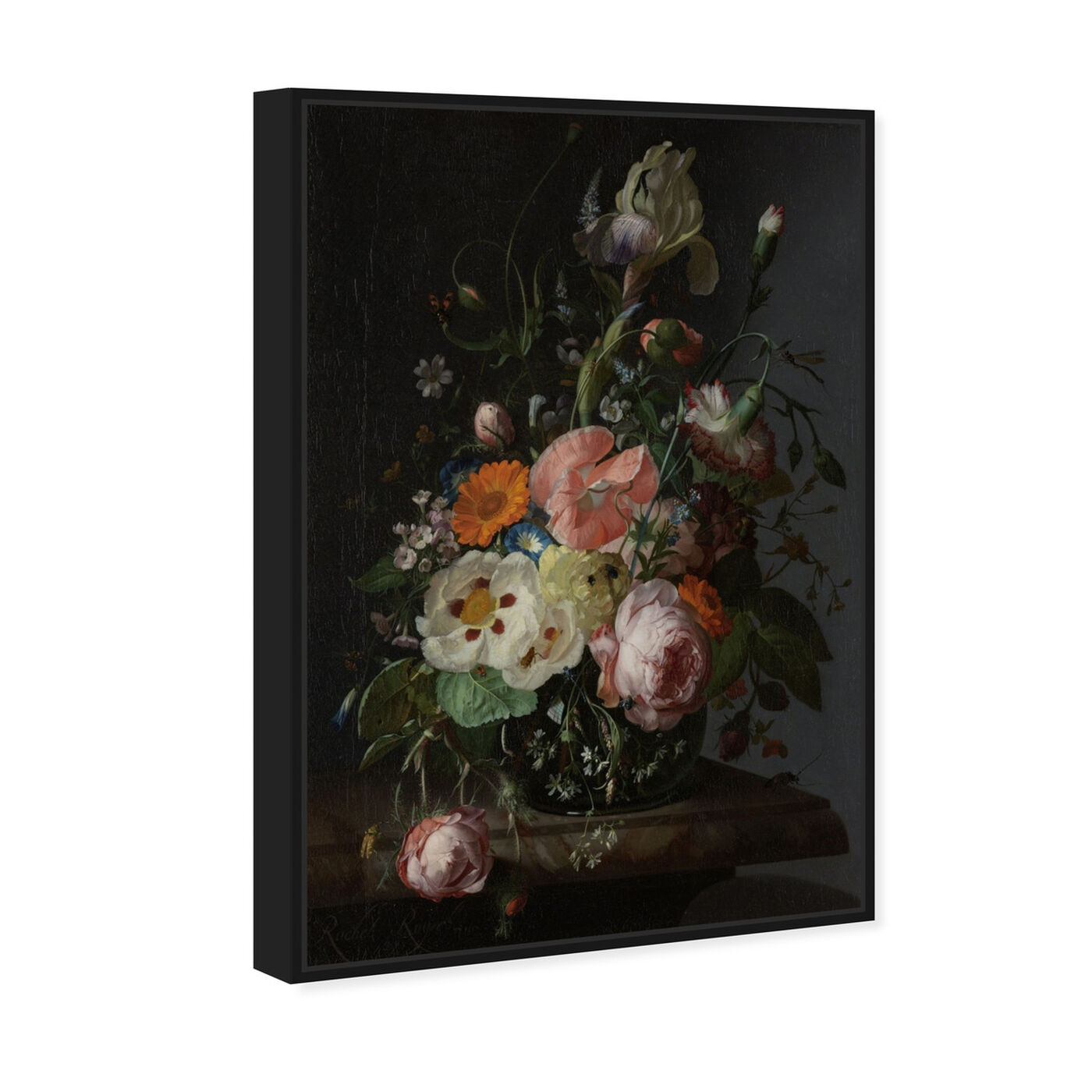 Angled view of Flower Arrangement IV - The Art Cabinet featuring classic and figurative and french décor art.