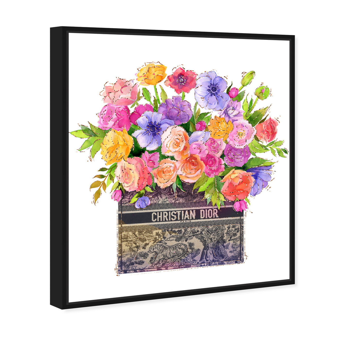 Angled view of Colors For You featuring floral and botanical and florals art.