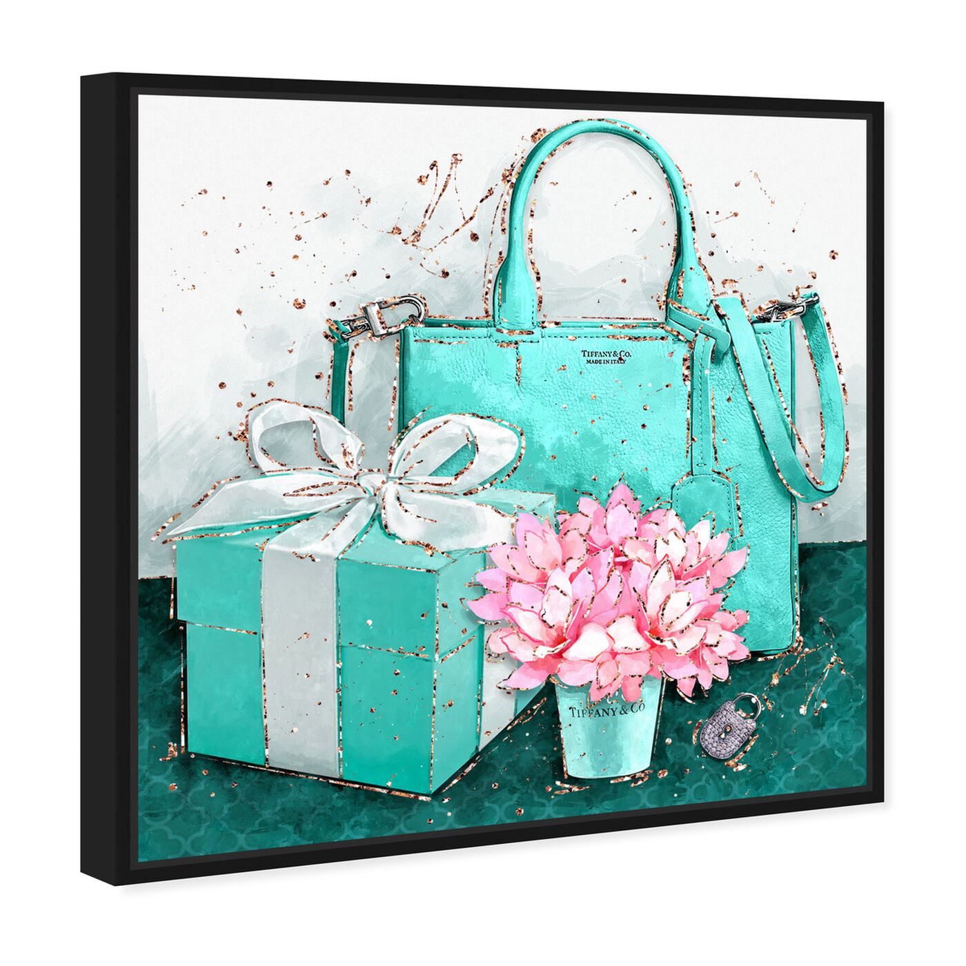 Teal NYC Treasures | Fashion Wall Art by Oliver Gal