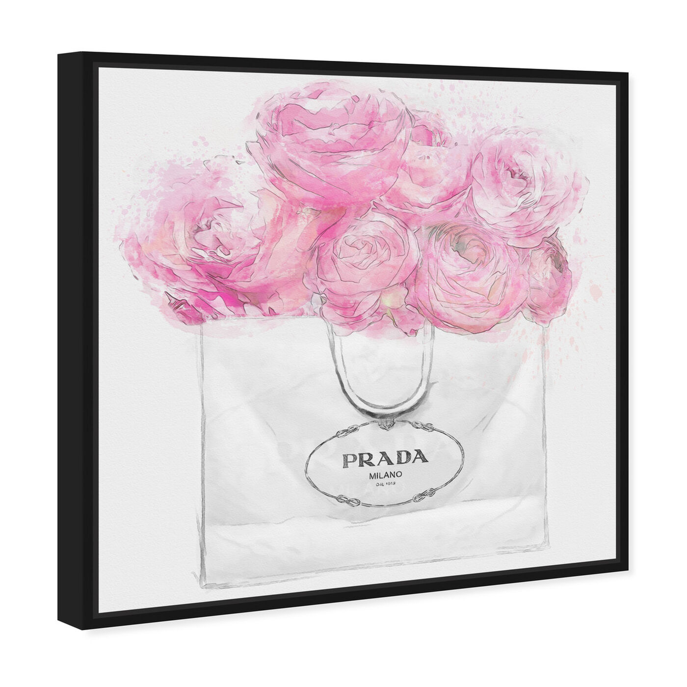 Angled view of Shopping for Peonies Light featuring fashion and glam and fashion art.