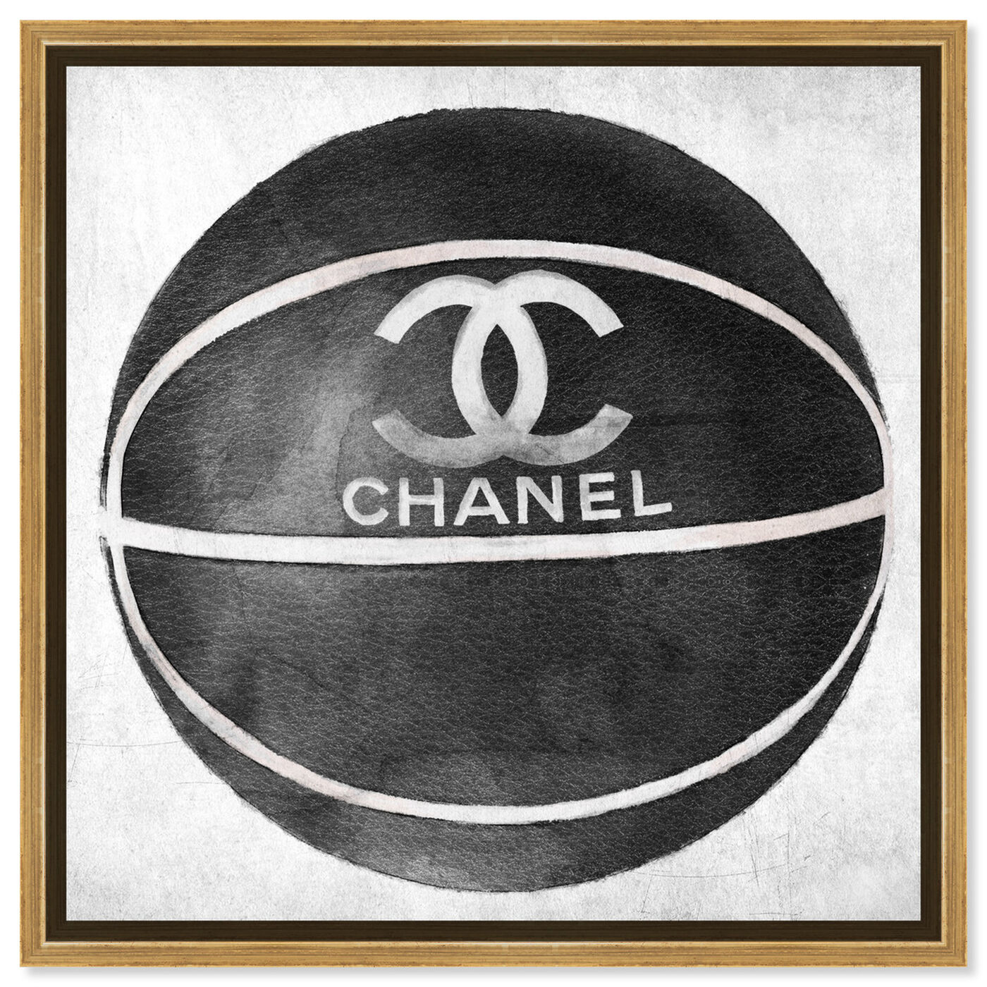 Front view of Fashion Basketball featuring fashion and glam and lifestyle art.
