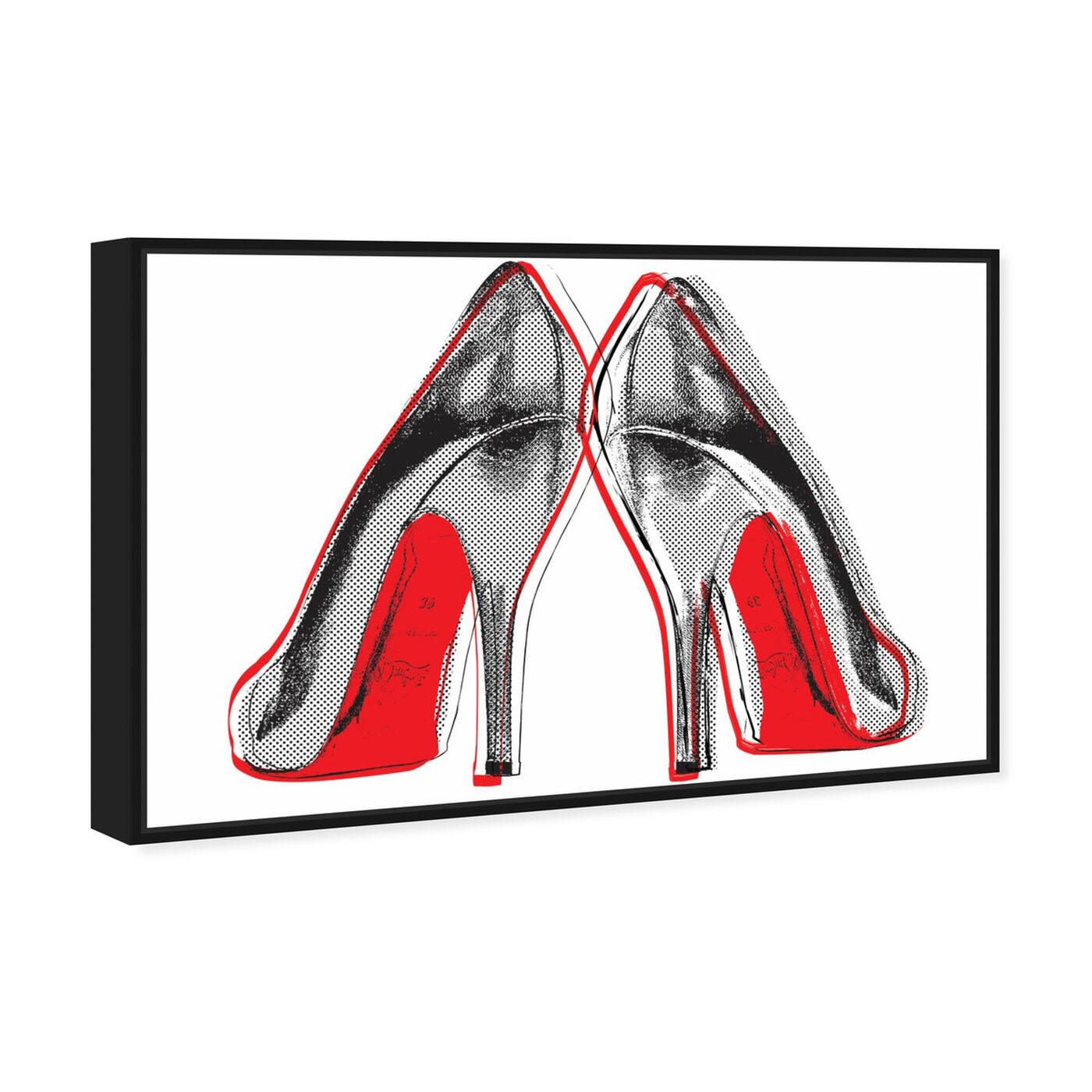 Angled view of Fire In Your New Shoes featuring fashion and glam and shoes art.