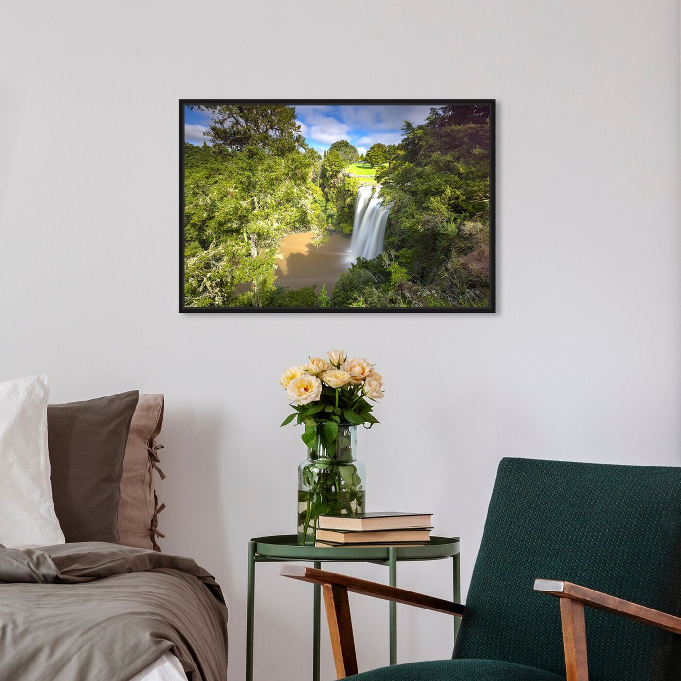 Hanging view of Curro Cardenal - Rainforest II featuring nature and landscape and nature art.