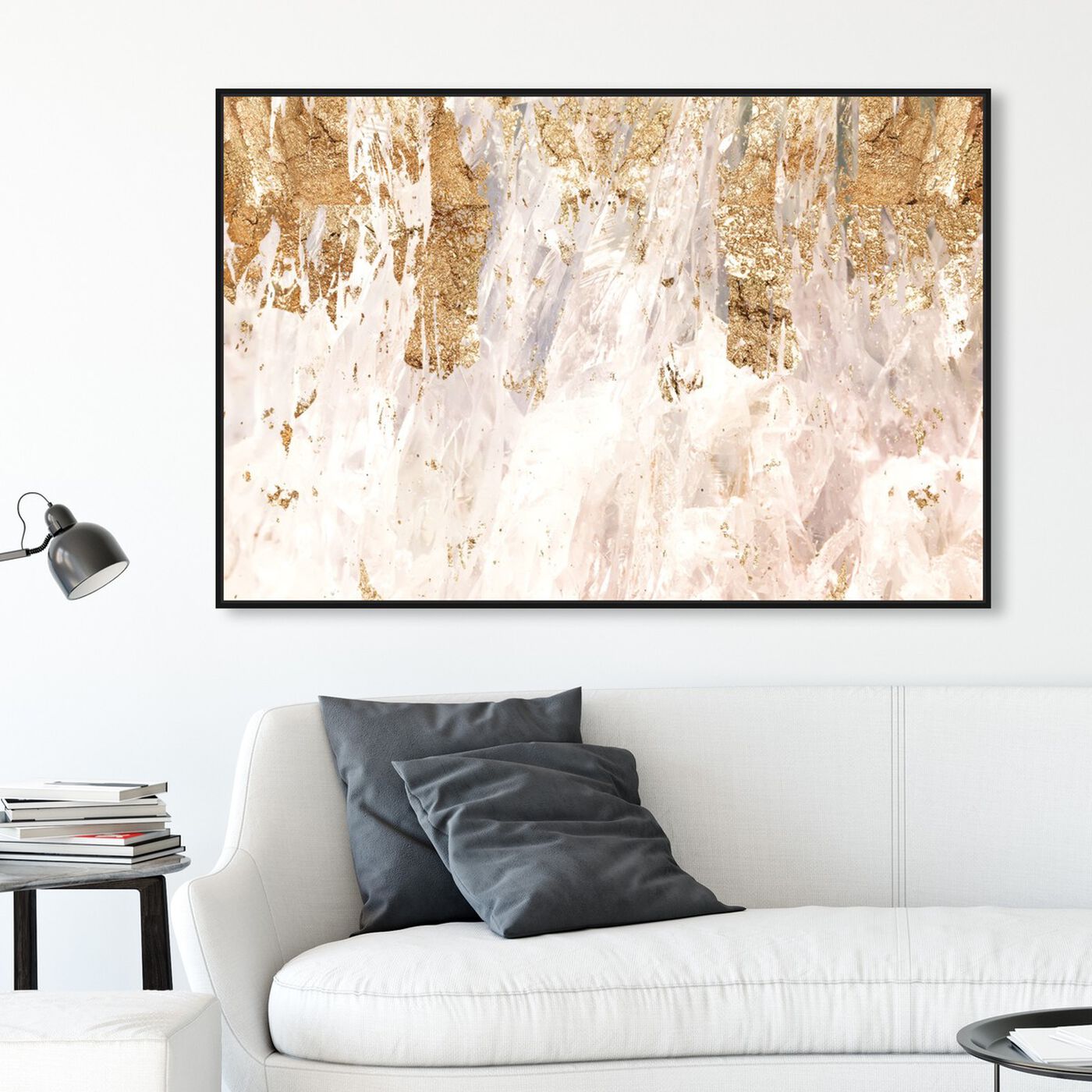Hanging view of Star Light featuring abstract and textures art.