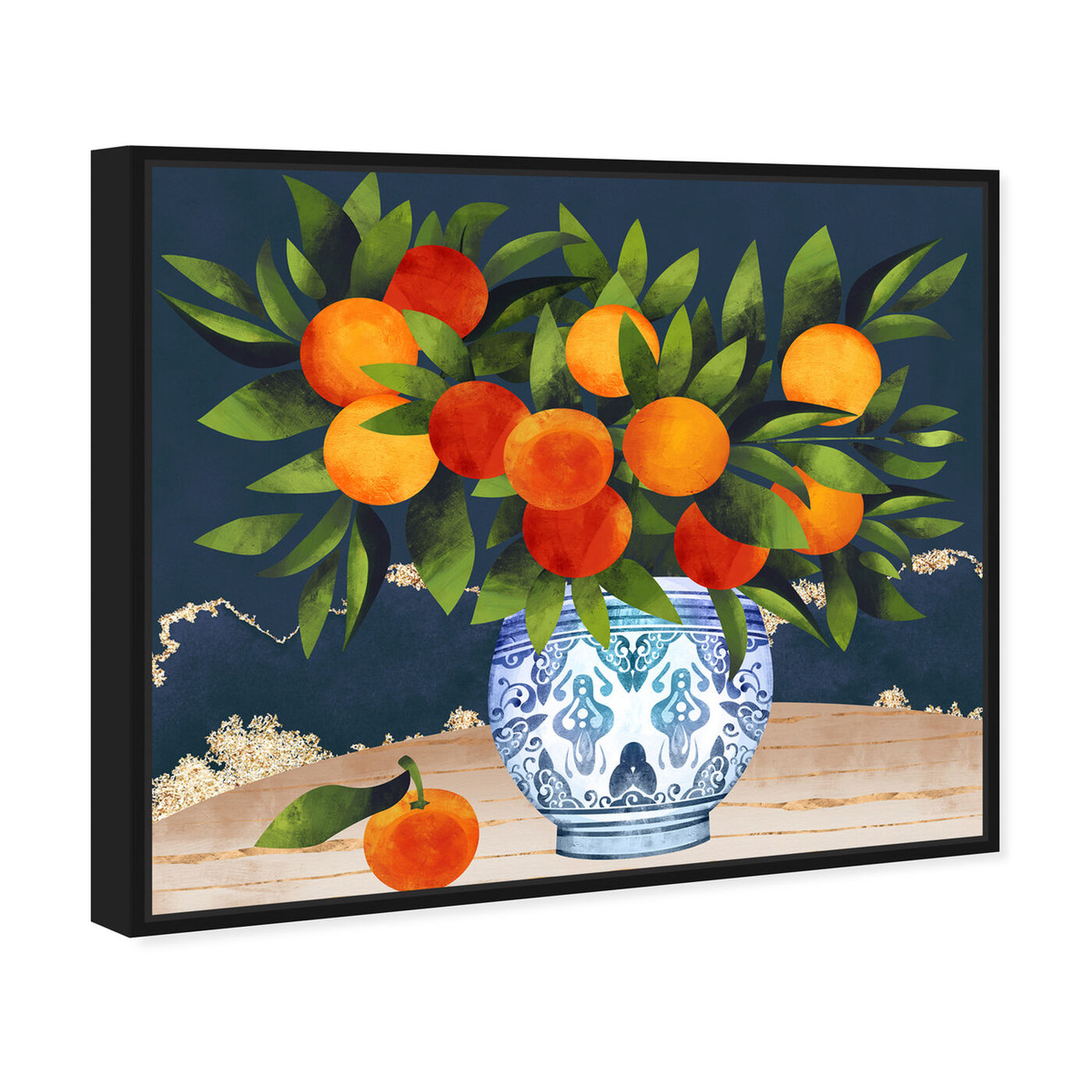 Angled view of Fruits and Porcelain featuring food and cuisine and fruits art.