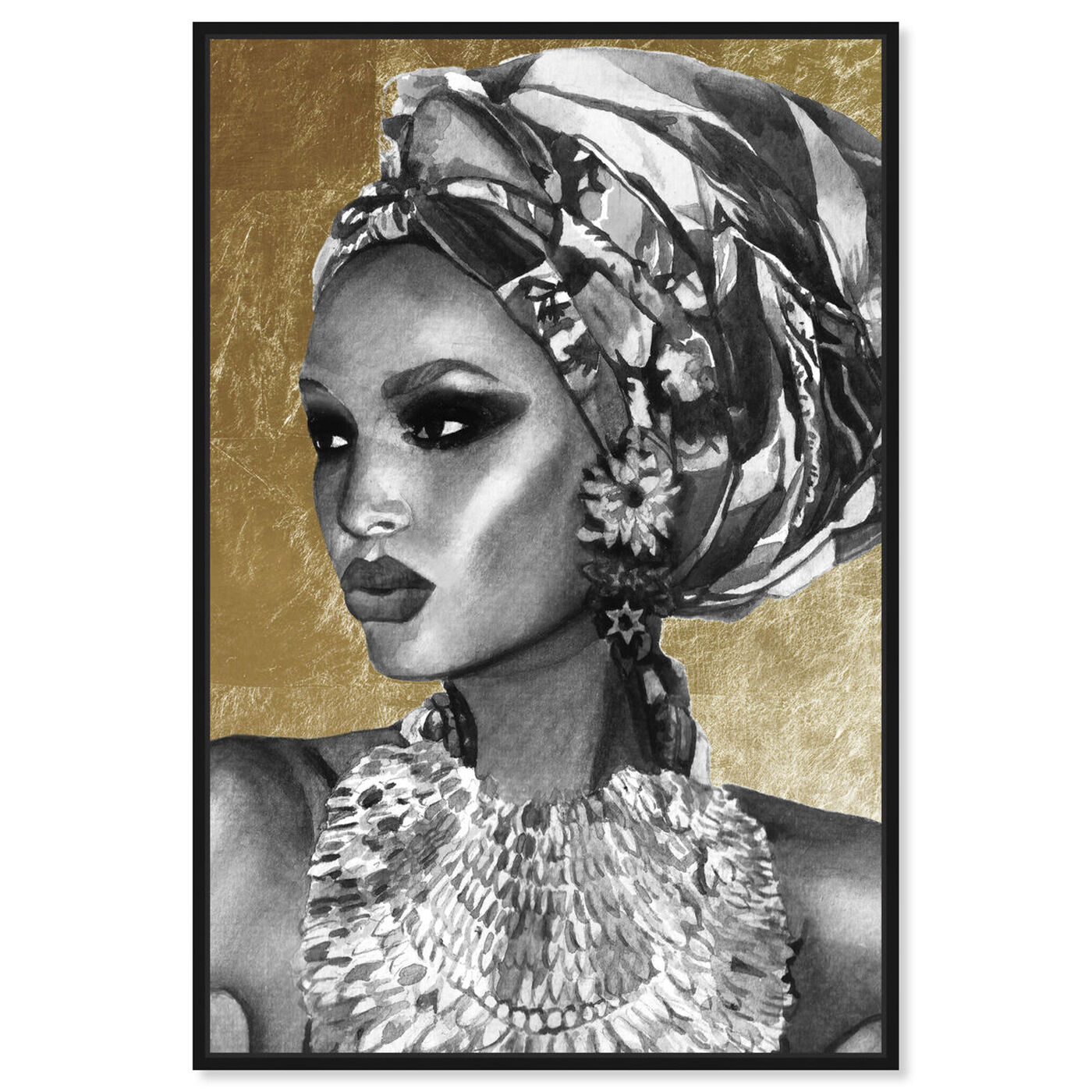 Front view of Goddess of Nile featuring fashion and glam and portraits art.
