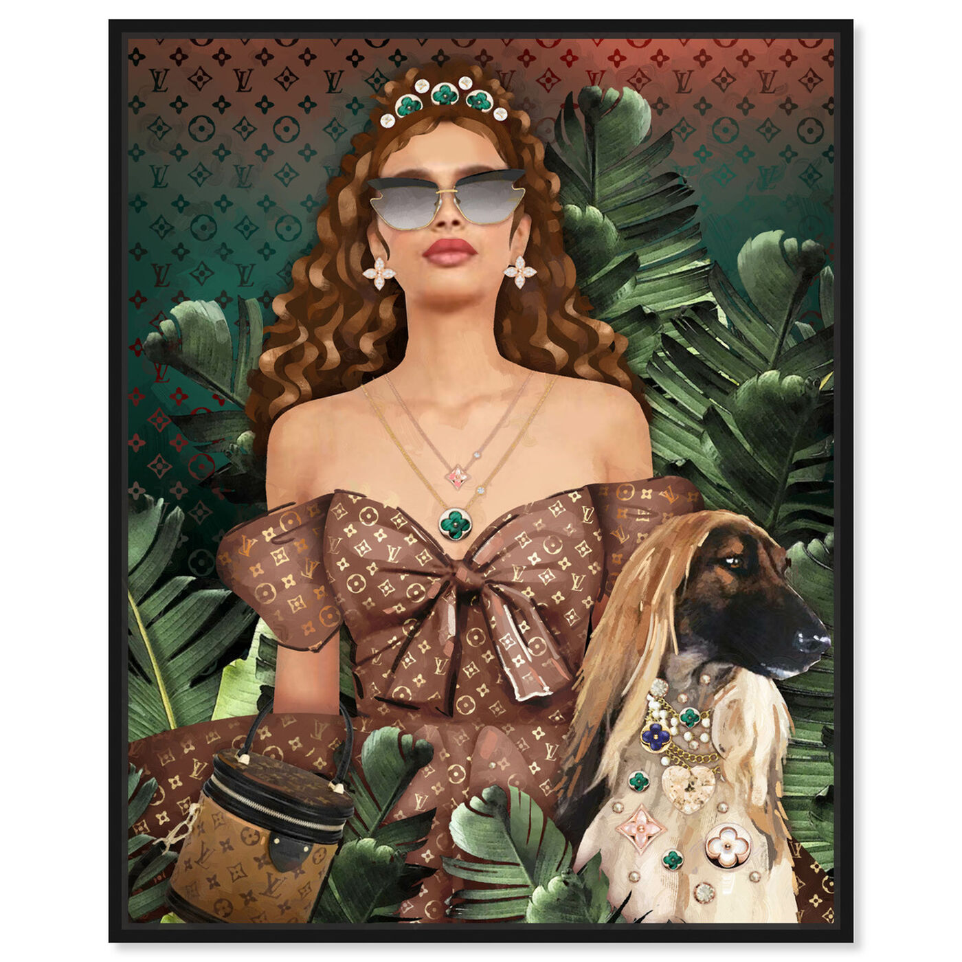 Front view of Glam Camp featuring fashion and glam and portraits art.