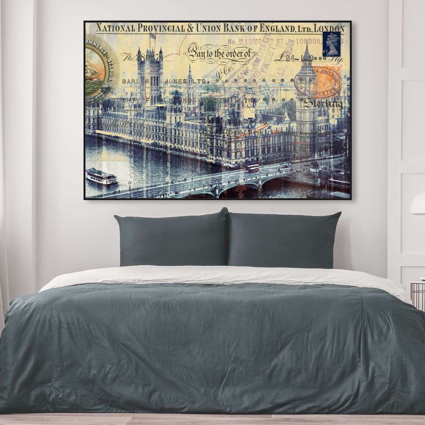 Hanging view of Big Ben Vintage featuring cities and skylines and european cities art.