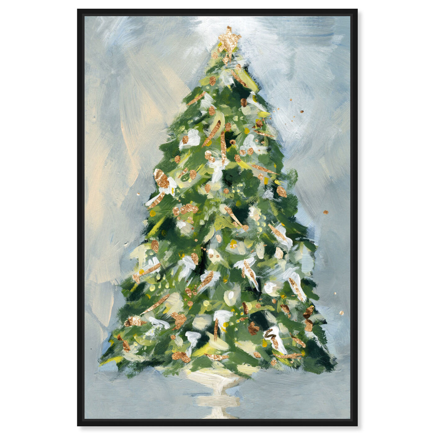 Front view of Christmas Tree 3 featuring holiday and seasonal and holidays art.