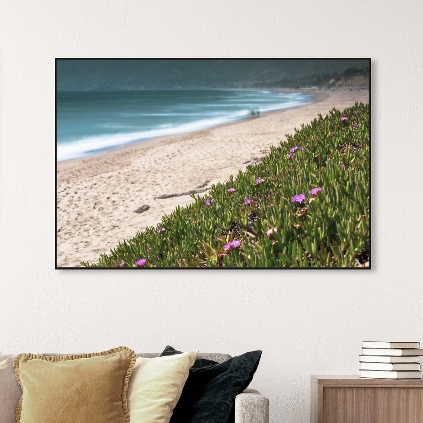 Hanging view of Curro Cardenal - Coastal Flowers featuring nautical and coastal and coastal art.