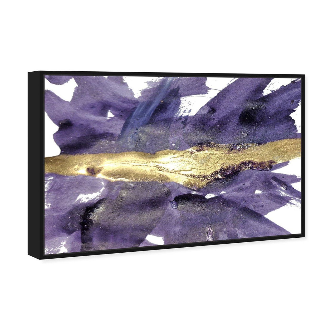 Angled view of Venice Pure Mauve featuring abstract and textures art.
