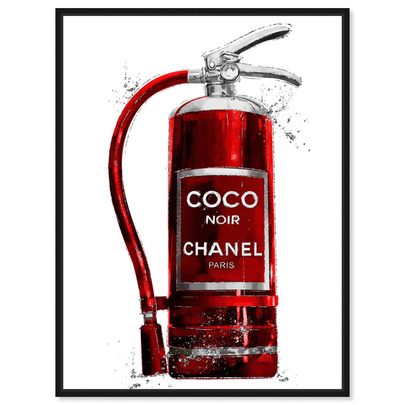 Fashion Extinguisher Red | Wall Art by Oliver Gal
