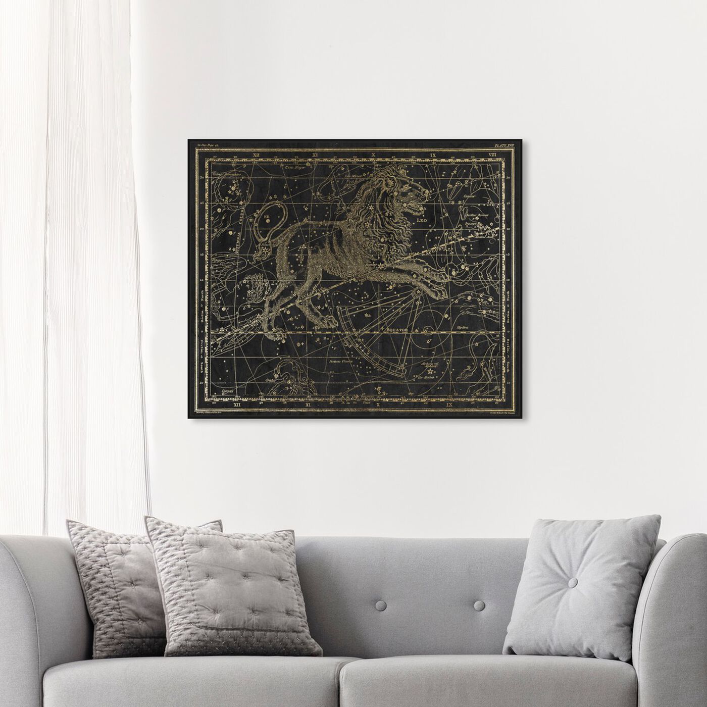 Hanging view of Leo featuring astronomy and space and zodiac art.