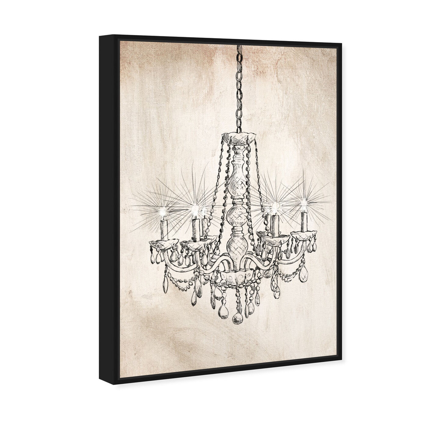 Angled view of Cantora featuring fashion and glam and chandeliers art.