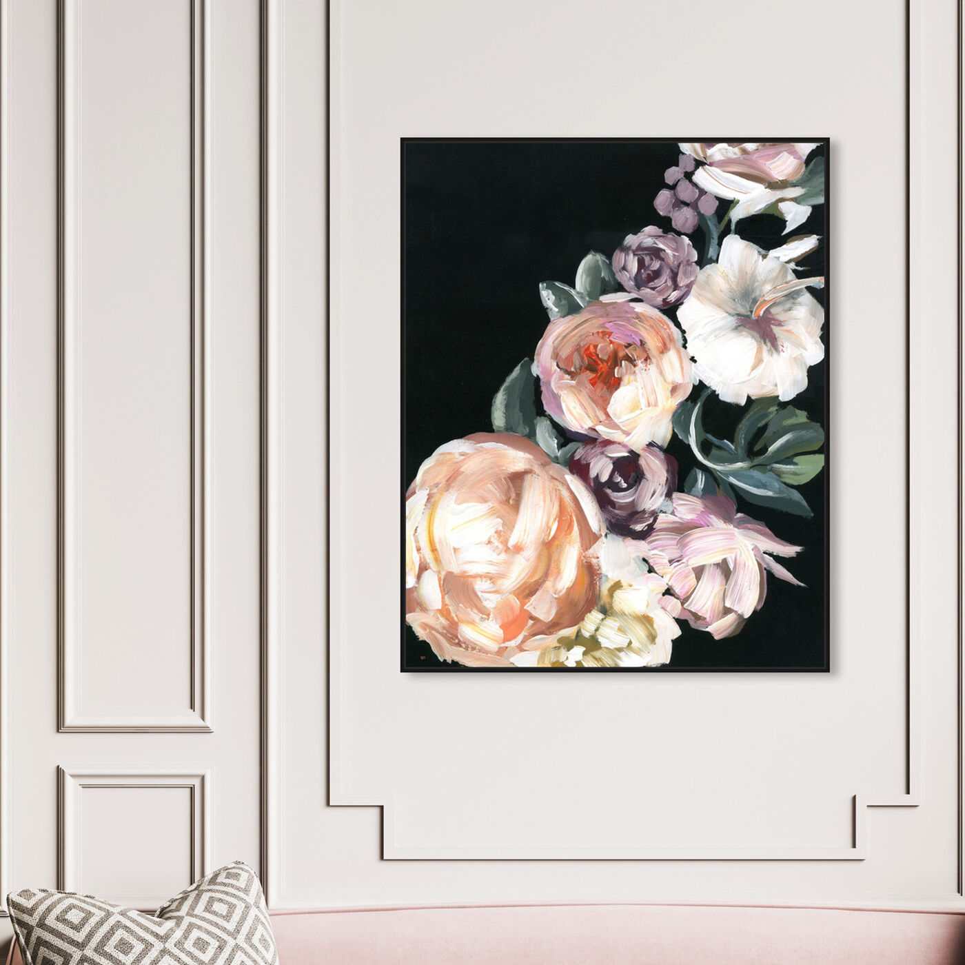 Hanging view of Opaques featuring floral and botanical and florals art.
