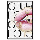 Front view of Haute Up featuring fashion and glam and lips art. image number null