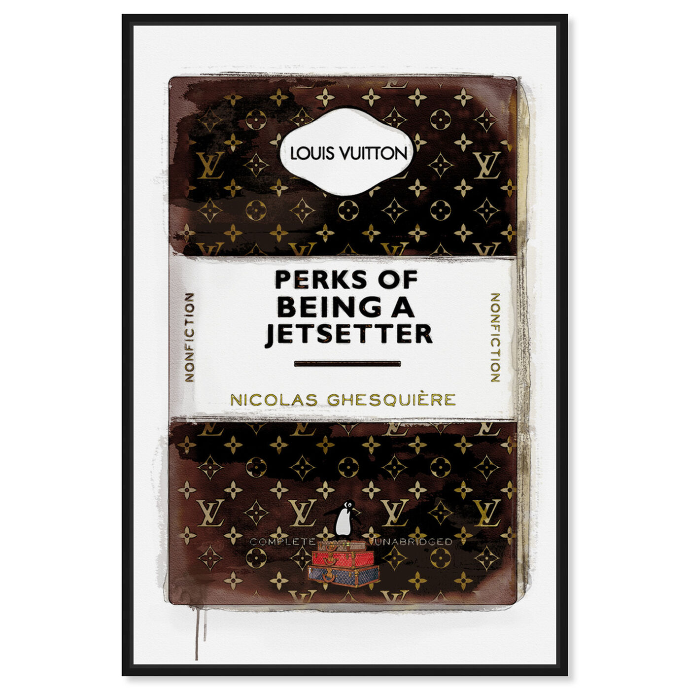 Front view of Perks Of Being A Jetsetter II featuring fashion and glam and travel essentials art.