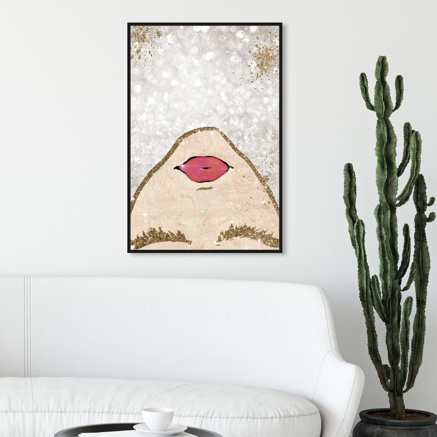 Hanging view of Sparkle Coveted Girl featuring fashion and glam and portraits art.