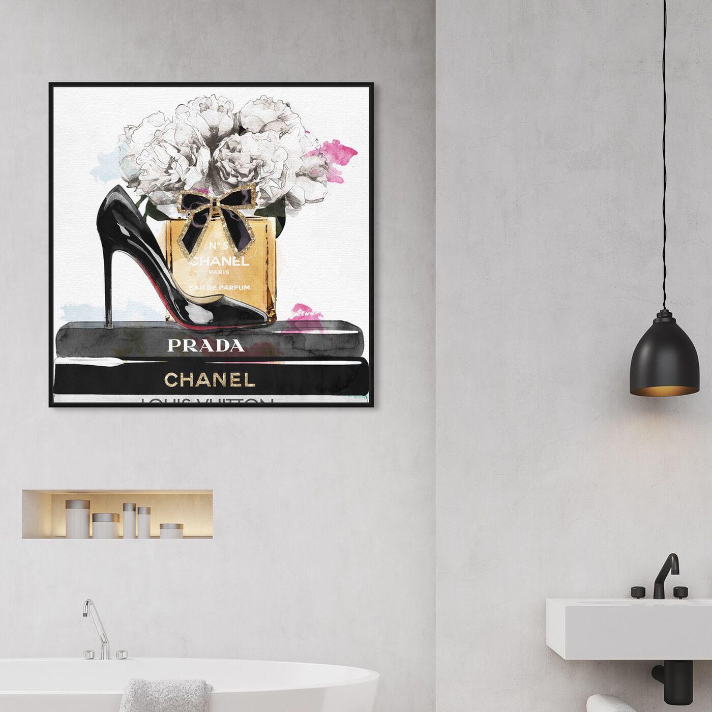 Glamorous Stack  Fashion and Glam Wall Art by Oliver Gal