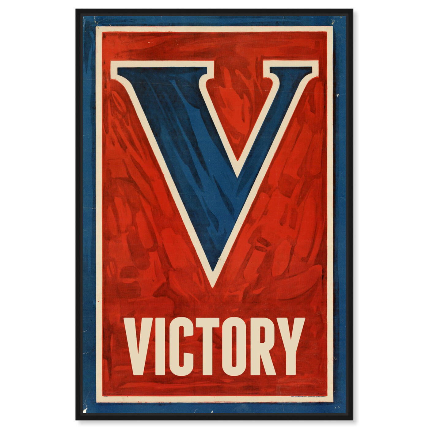 Front view of Victory featuring typography and quotes and letters and calligraphy art.