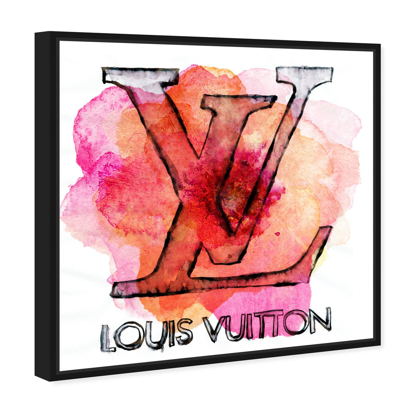Angled view of LV Petals I featuring fashion and glam and fashion art.