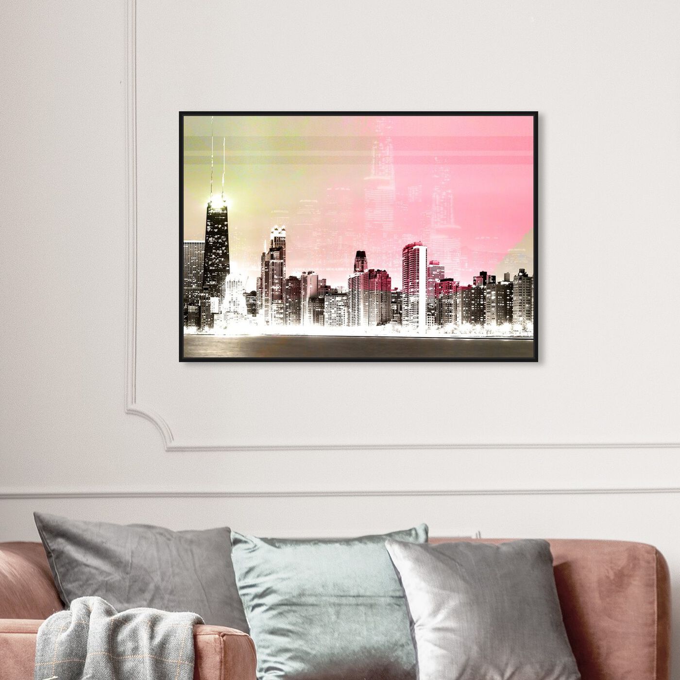 Hanging view of Bright Lights featuring cities and skylines and world cities art.