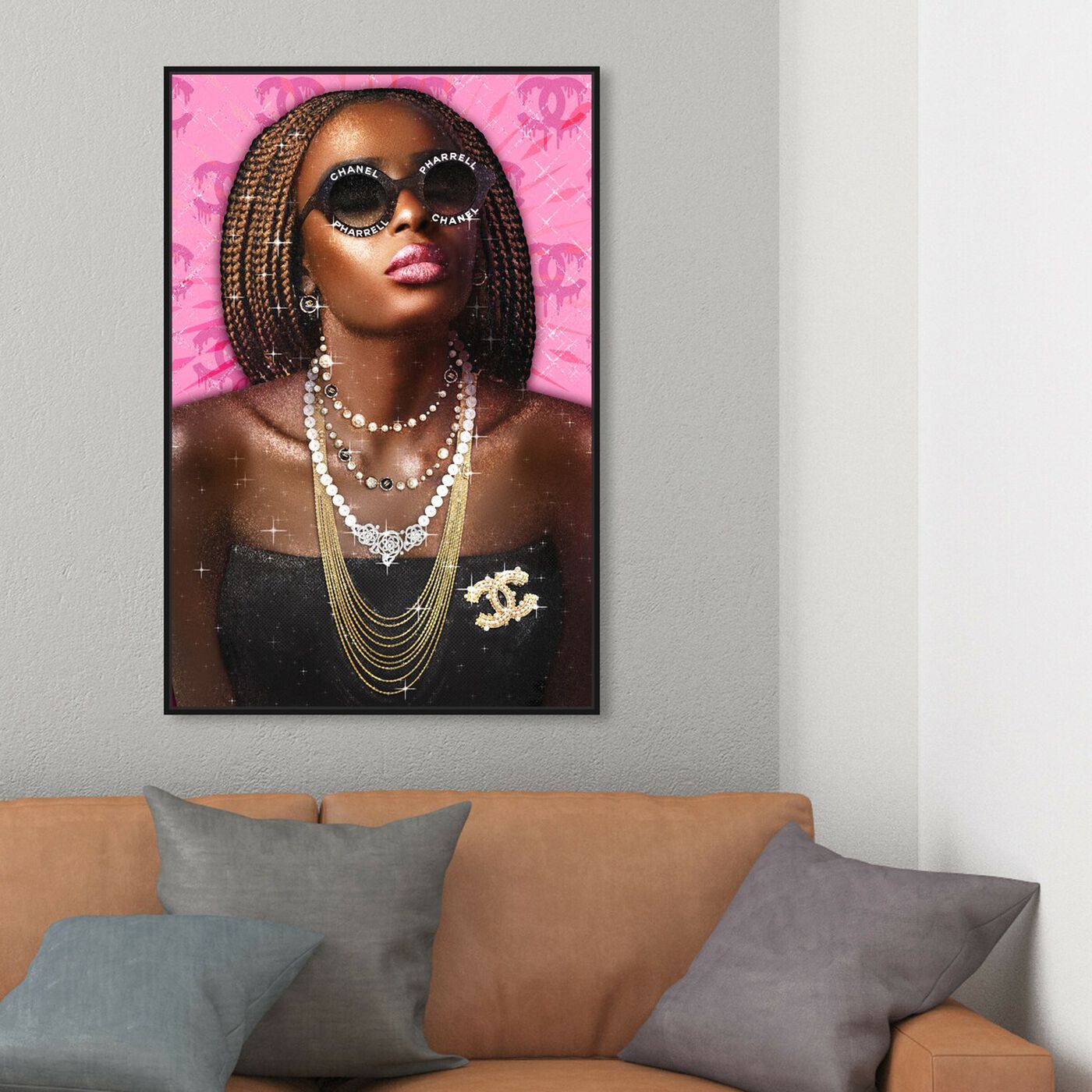 Hanging view of No Bothers Given featuring fashion and glam and jewelry art.