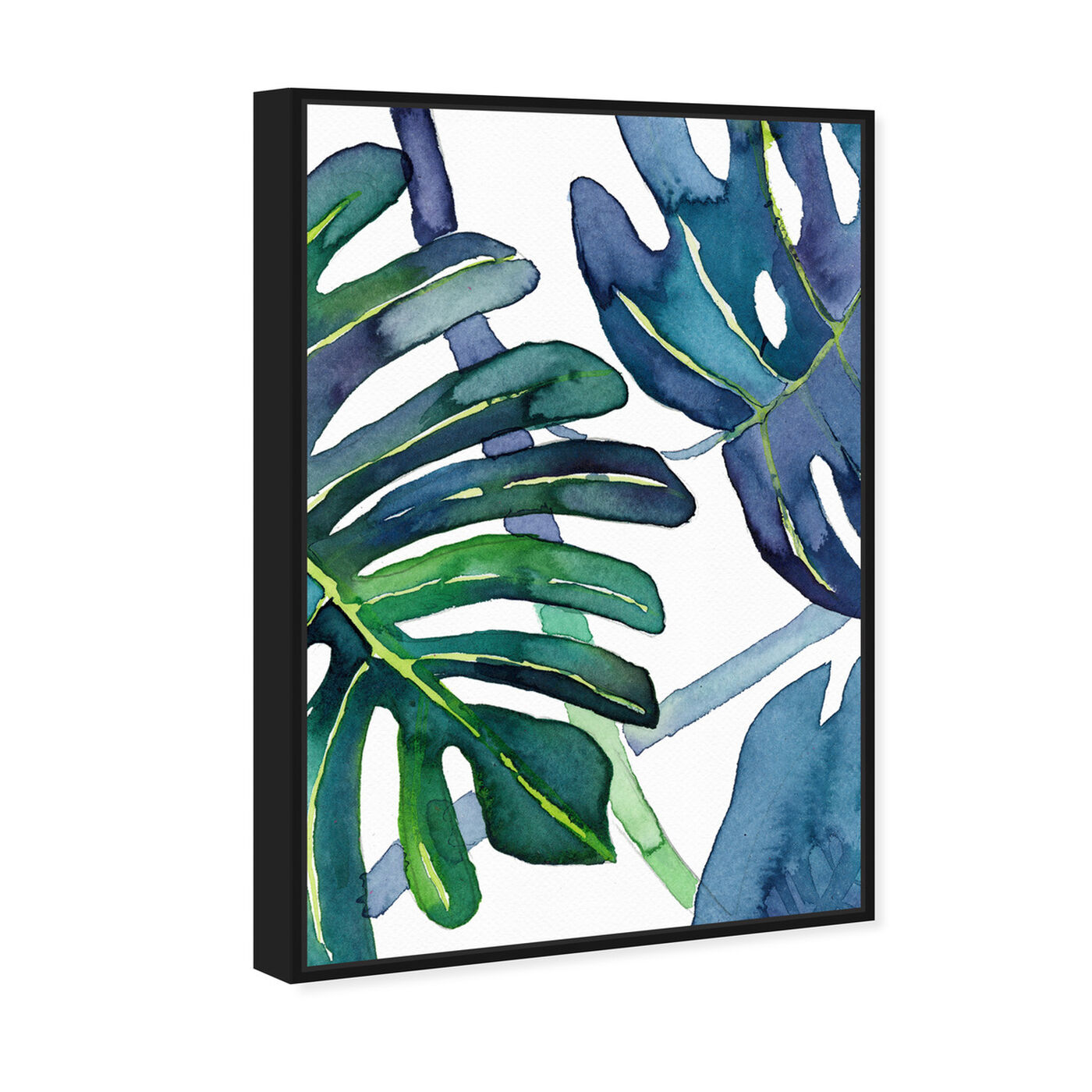 Angled view of Ferns featuring floral and botanical and botanicals art.