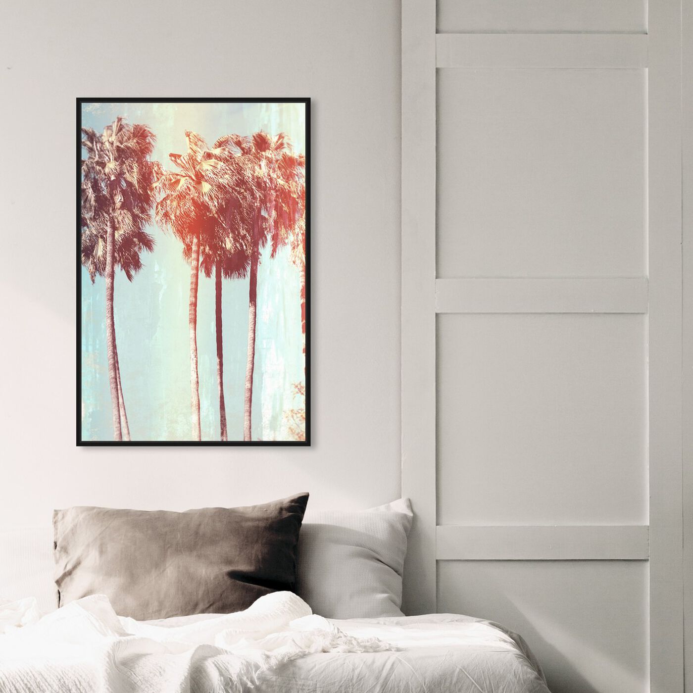 Hanging view of Palm Tree Dream featuring floral and botanical and trees art.