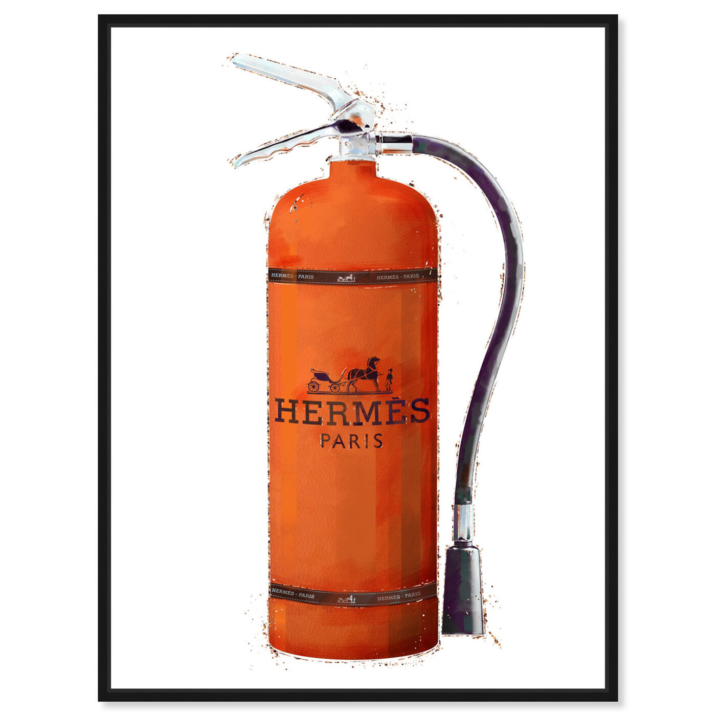 Front view of Orange Extinguisher featuring fashion and glam and lifestyle art.