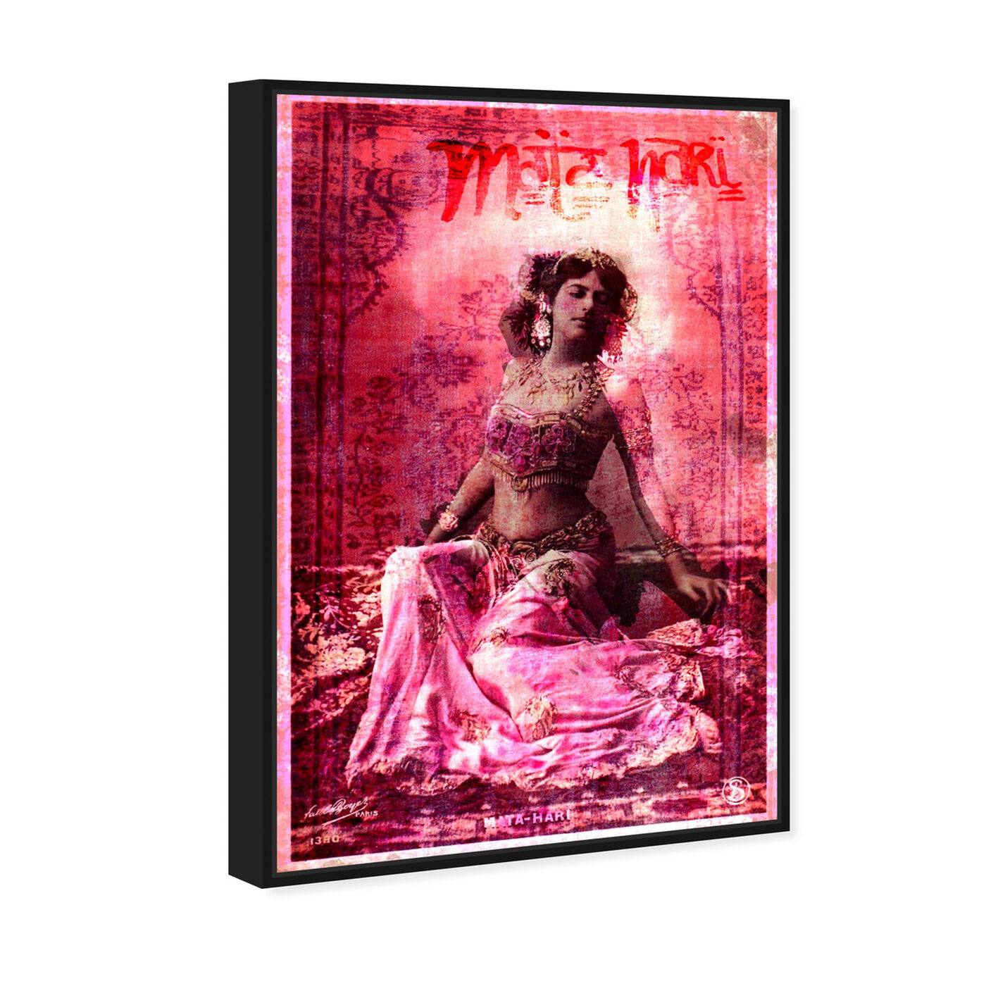 Angled view of Mata Hari featuring people and portraits and celebrities art.