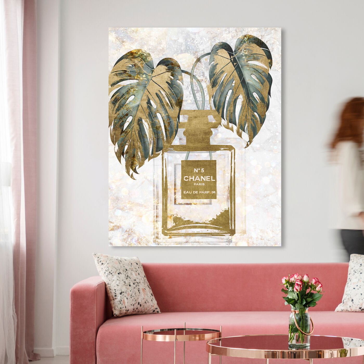 Oliver Gal 'Parisienne Perfume' Fashion and Glam Wall Art Canvas Print  Perfumes - Black, Pink - Bed Bath & Beyond - 32480060