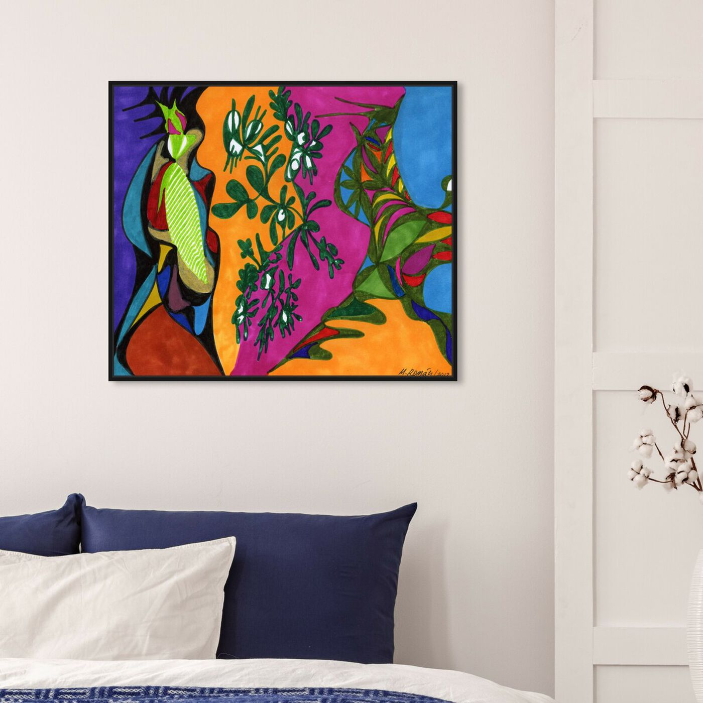 Hanging view of The Colony featuring abstract and paint art.
