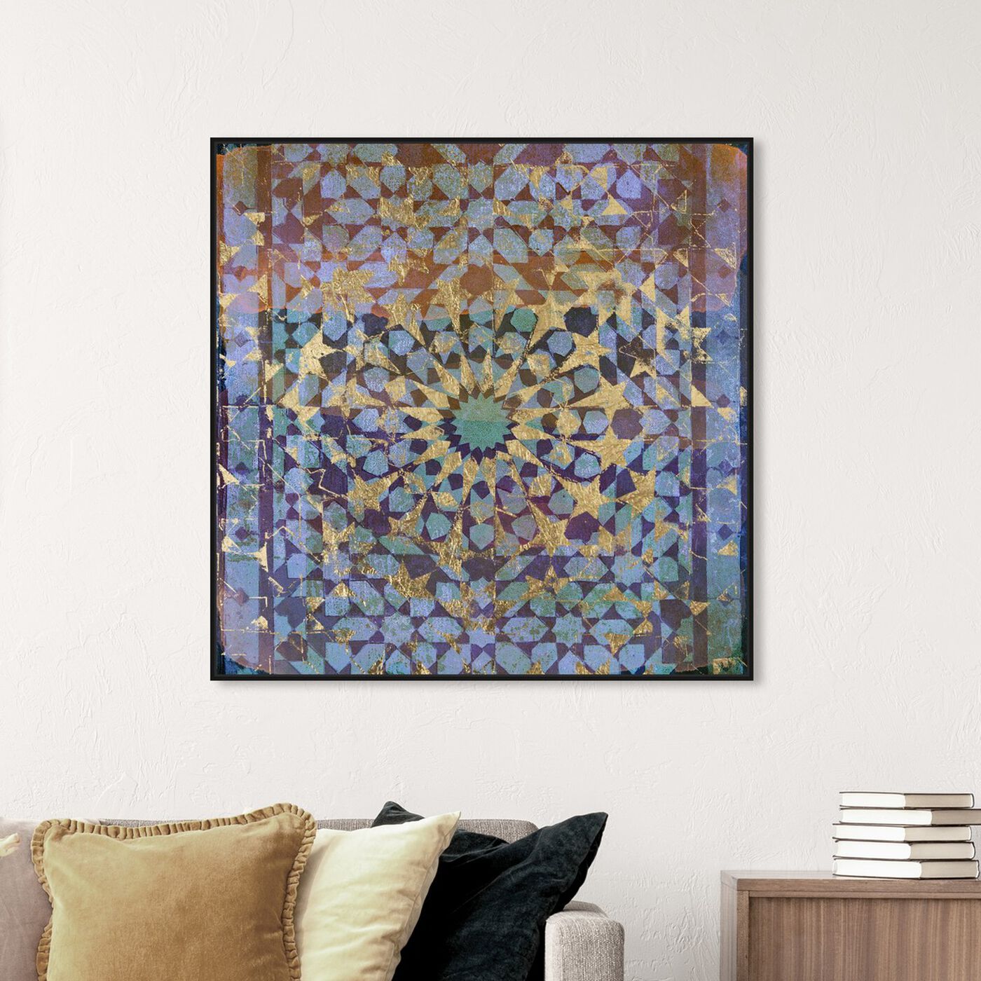 Hanging view of Creative Mandala featuring abstract and patterns art.