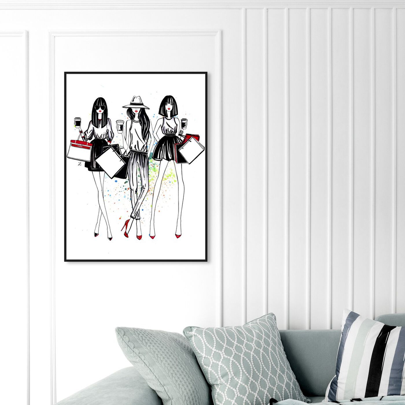Hanging view of Doll Memories - Shopping Spree featuring fashion and glam and outfits art.