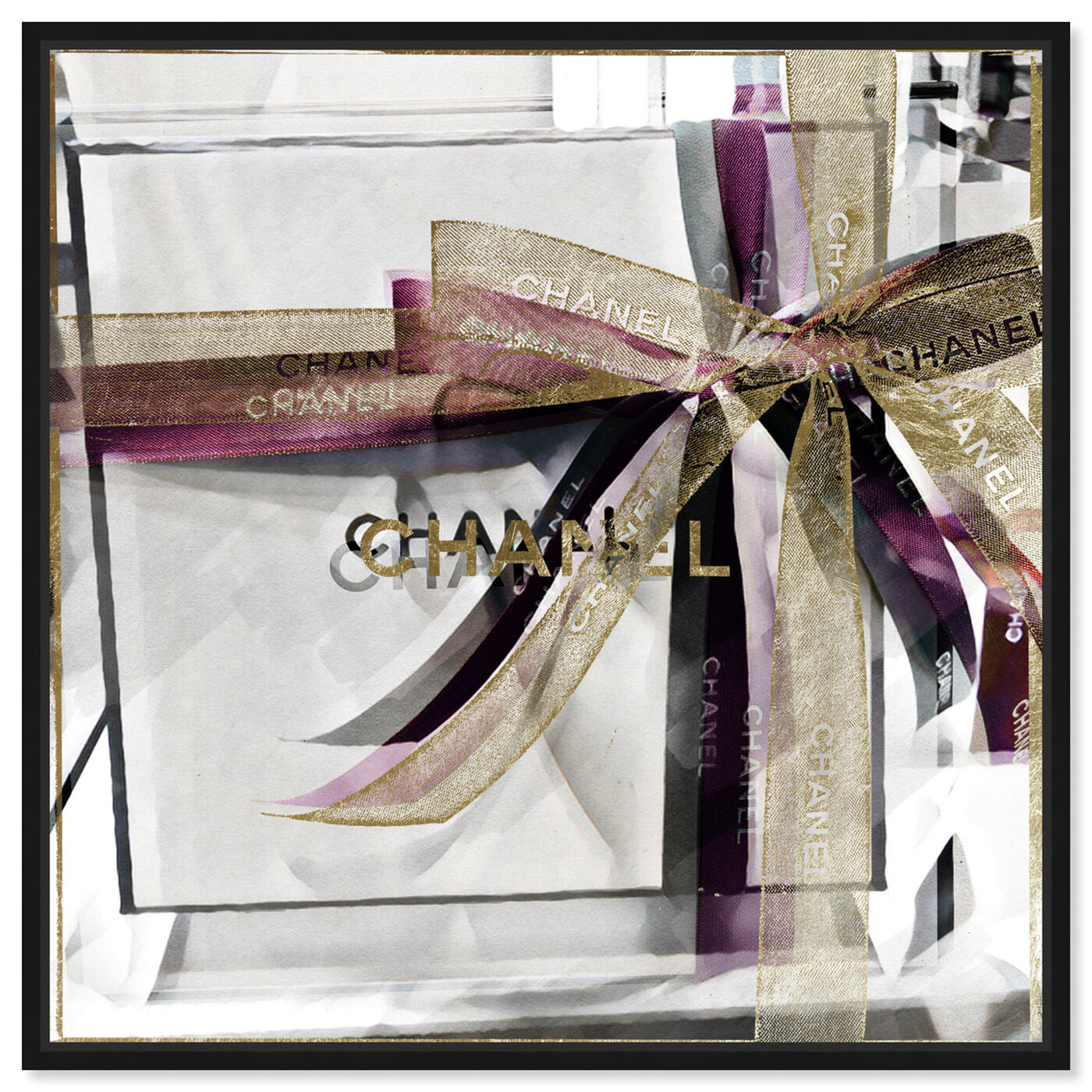 Front view of Lilac Gift Box featuring fashion and glam and fashion art.