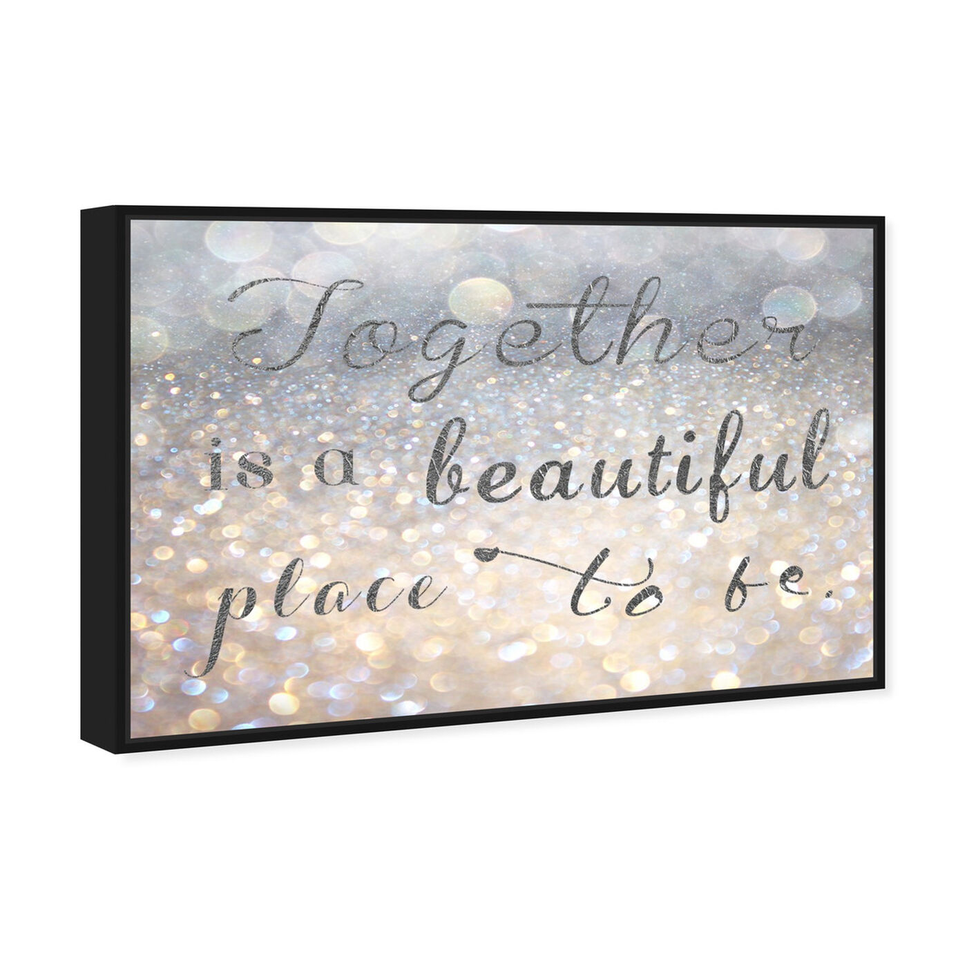 Angled view of Beautiful Place to Be featuring typography and quotes and family quotes and sayings art.