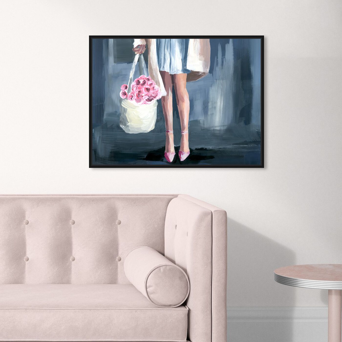 Hanging view of Shopping for Flowers featuring fashion and glam and outfits art.