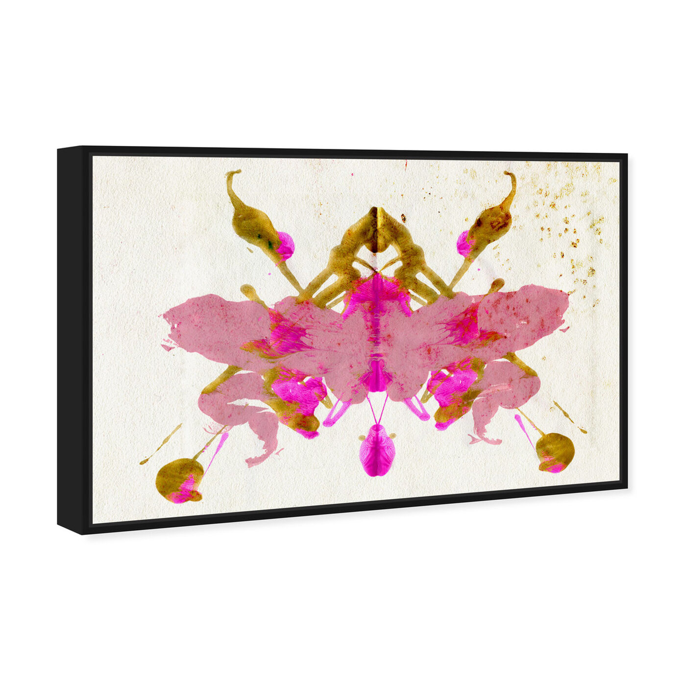 Angled view of Calypso Butterfly featuring abstract and paint art.