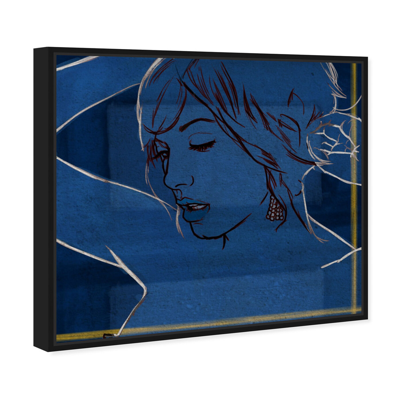 Angled view of Got the Blues featuring fashion and glam and portraits art.